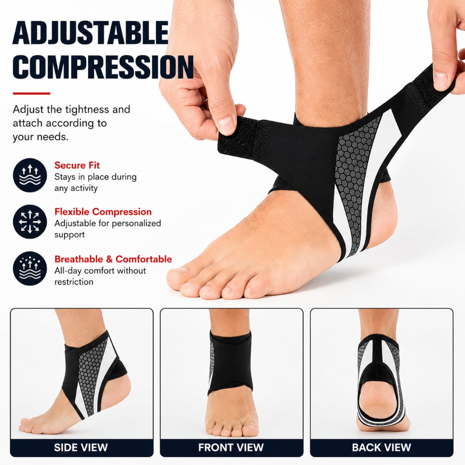 Breathable Elastic Ankle Support Brace