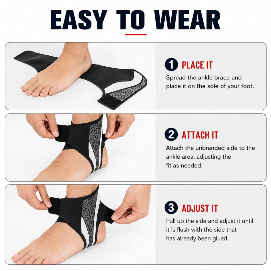 Breathable Elastic Ankle Support Brace
