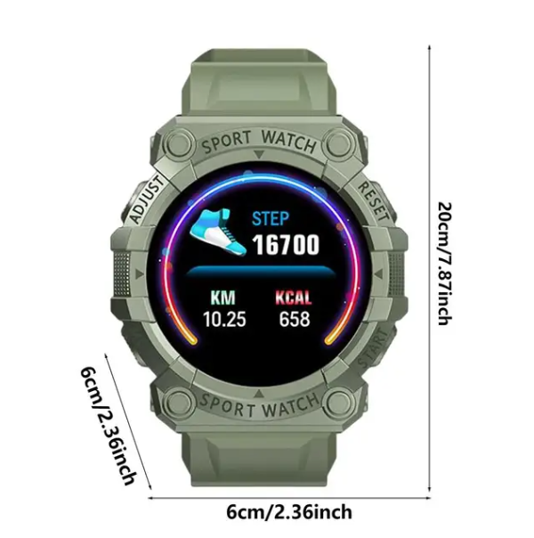 Waterproof heart rate monitor smart watch