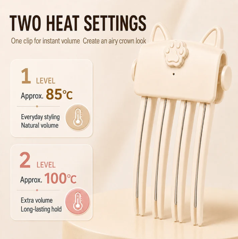 Wireless Heated Volumizing Root Lift Clip