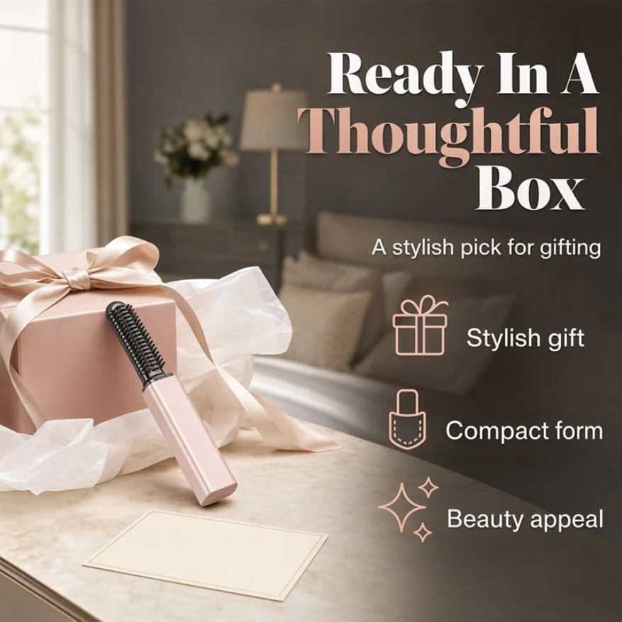 Portable Wireless Mini Bang Styling Comb