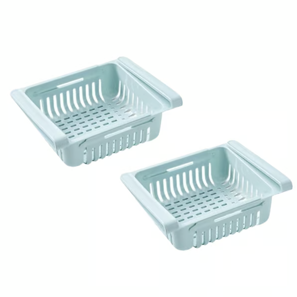 Refrigerator storage basket rack Set of 4 pieces
