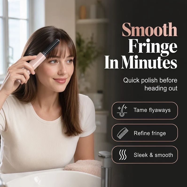 Portable Wireless Mini Bang Styling Comb