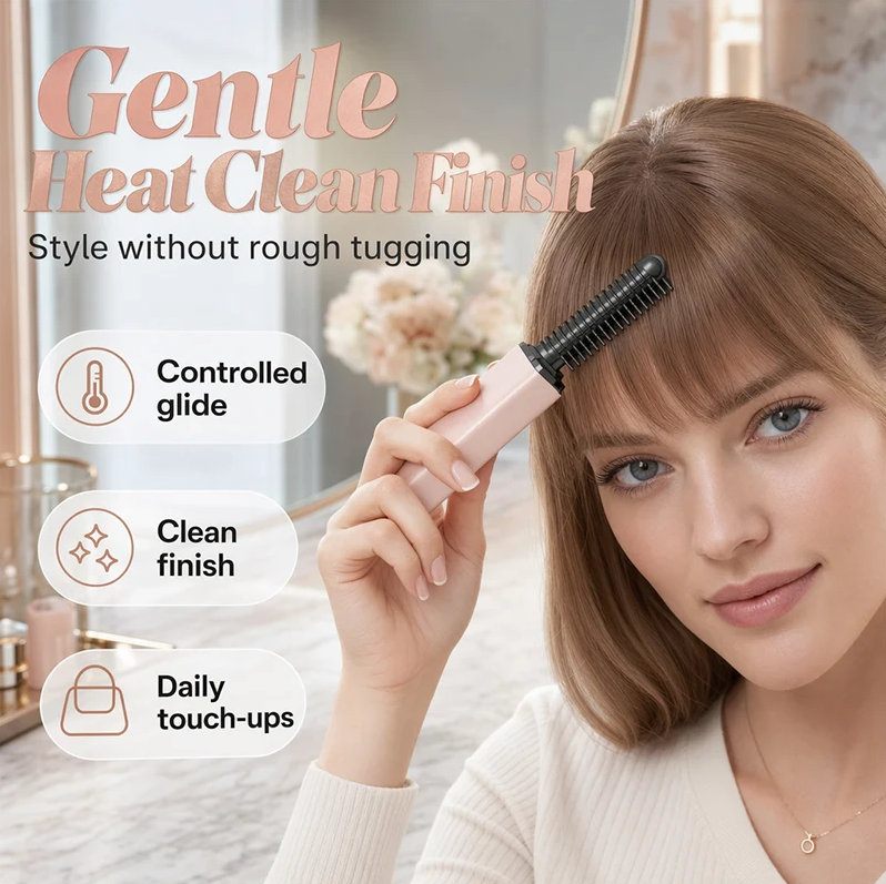 Portable Wireless Mini Bang Styling Comb