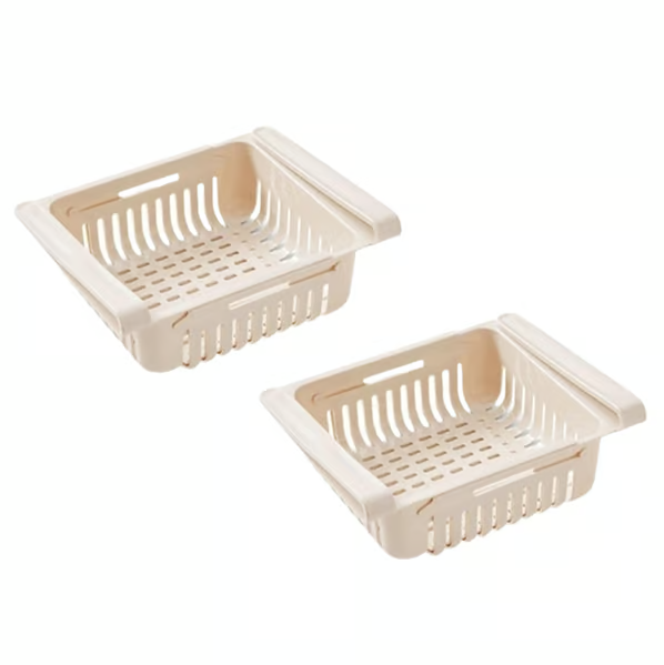 Refrigerator storage basket rack Set of 4 pieces