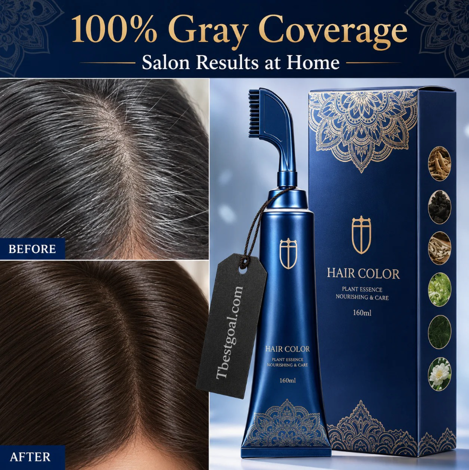 Herbal Hair Dye Comb for Home Use