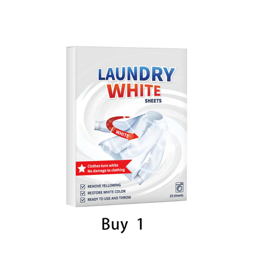 Deep Cleaning Laundry Whitening 10 Sheets