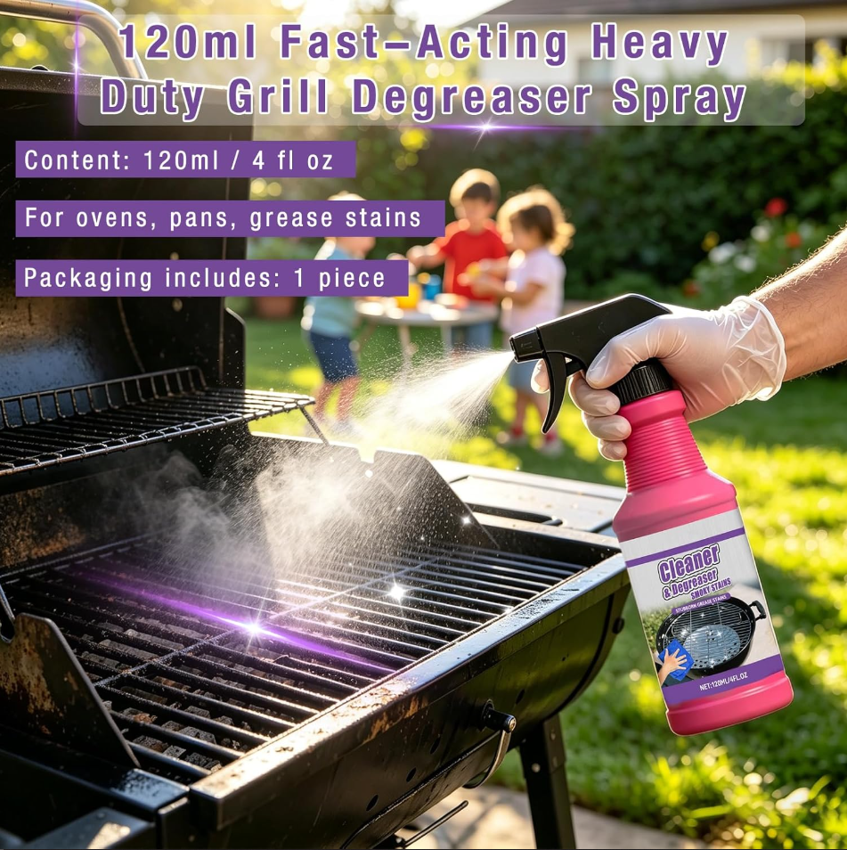 Fast-Acting Heavy-Duty Grill Degreaser Spray