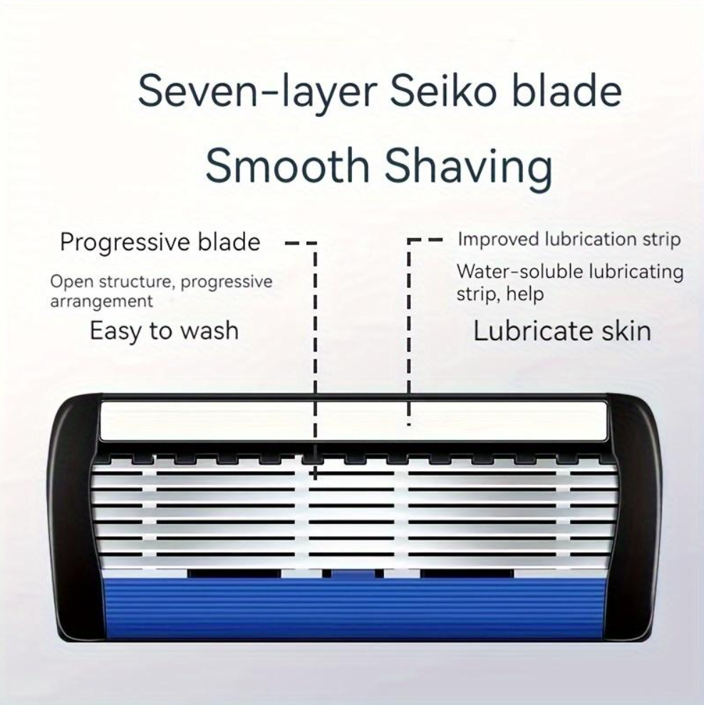 Bliss Razor Men's 7-Layer Blades Razor