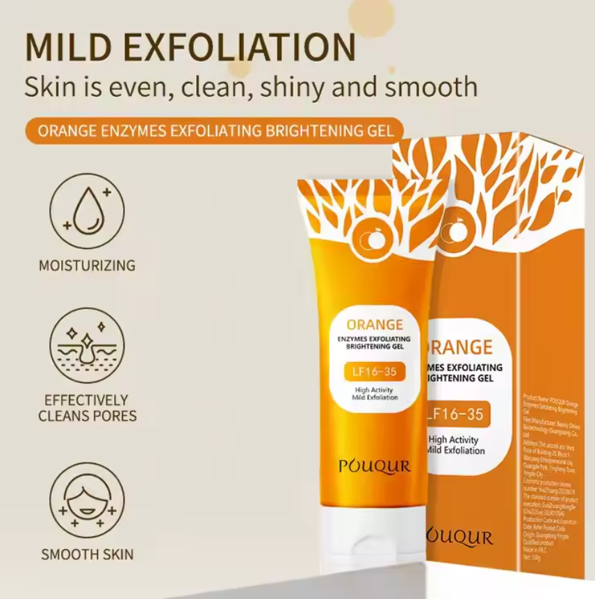 Orange Hydrating Exfoliating Brightening Gel