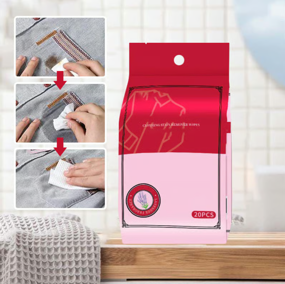 Stain Removal Wet Wipes 100 Pieces Set