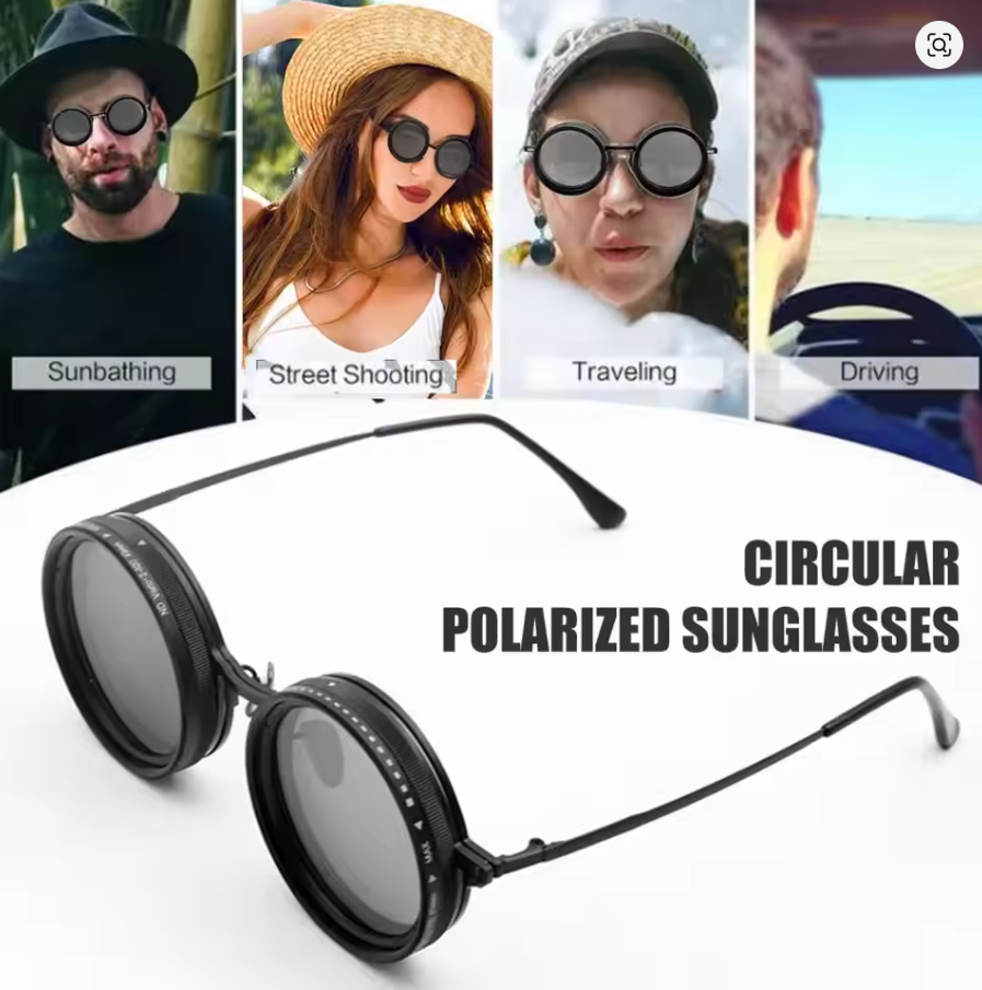 Adjustable Darkening Glasses ND Filter UV400
