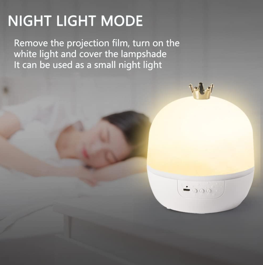 Rotating Projector Night Light for Kids Type-C Charging