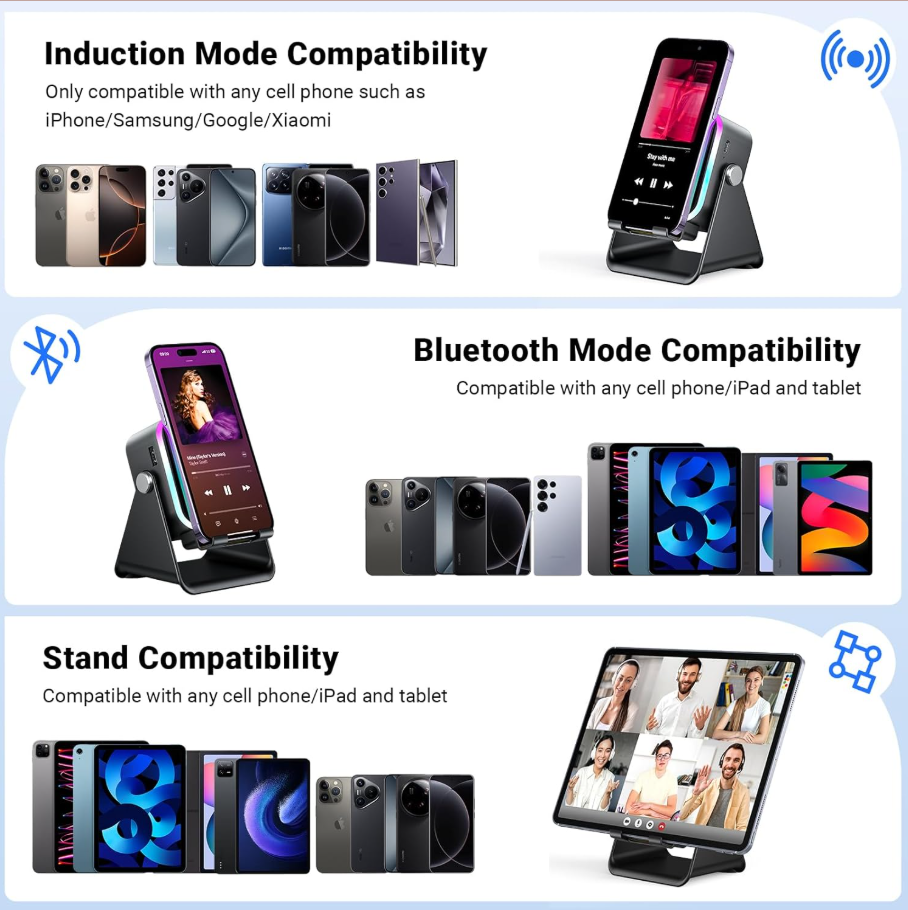 Explore 360° Sound: Wireless Speaker with Dynamic Lighting