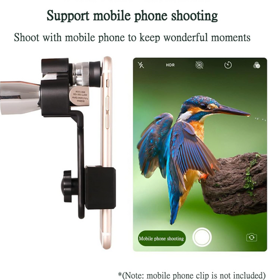 Mini Pocket Binoculars with Smartphone Clip