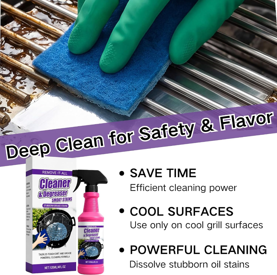 Fast-Acting Heavy-Duty Grill Degreaser Spray