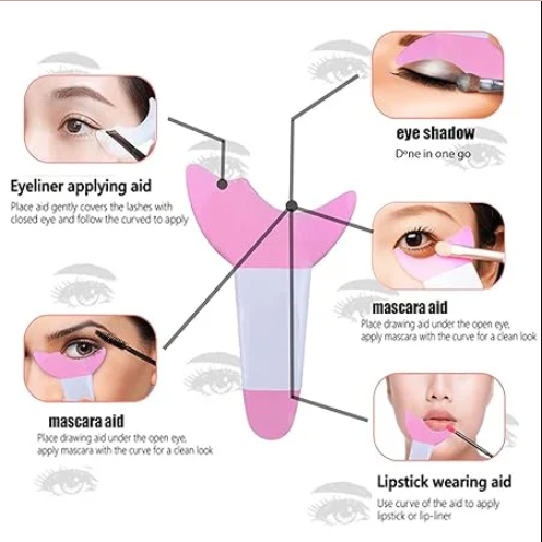 Multifunctional Eye Makeup Aid Protection Tool - Set of 3