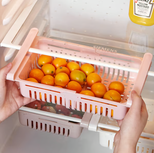 Refrigerator storage basket rack Set of 4 pieces