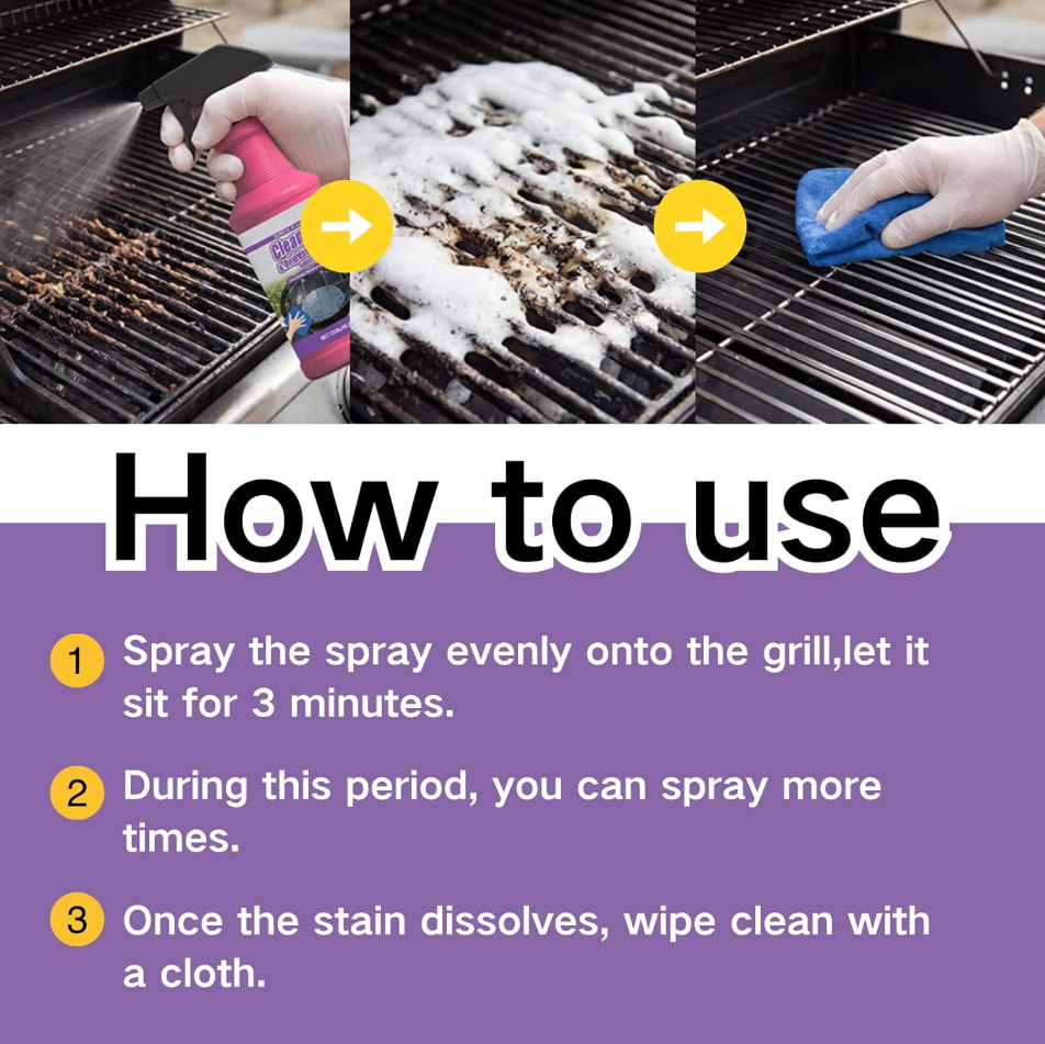 Fast-Acting Heavy-Duty Grill Degreaser Spray