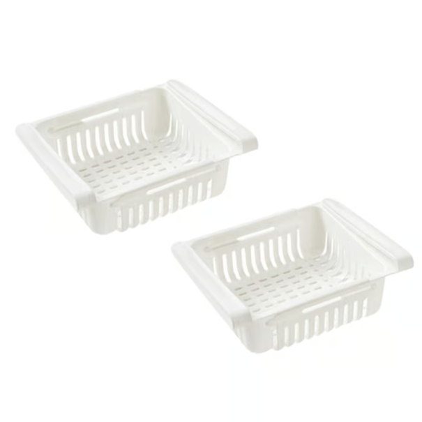 Refrigerator storage basket rack Set of 4 pieces
