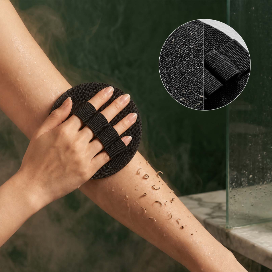 Exfoliating Scrub Bath Pads - Set of 2pcs