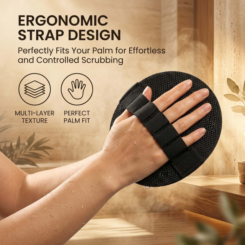 Exfoliating Scrub Bath Pads - Set of 2pcs