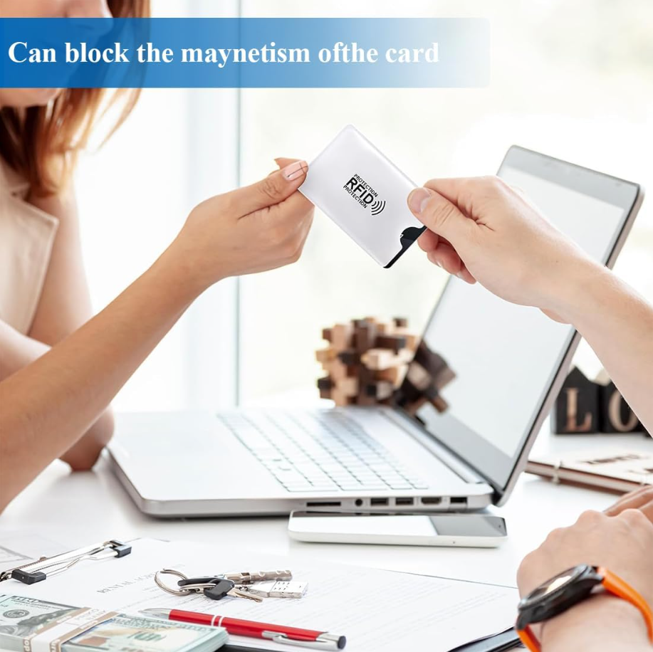 RFID Blocking Sleeves for Credit Cards - Set of 5pcs