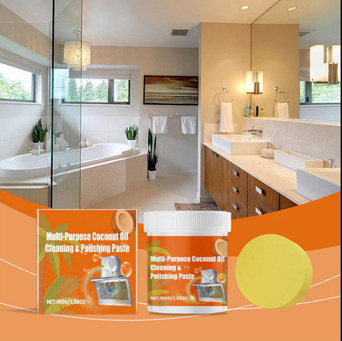 Coconut Oil Kitchen Cleaner Paste