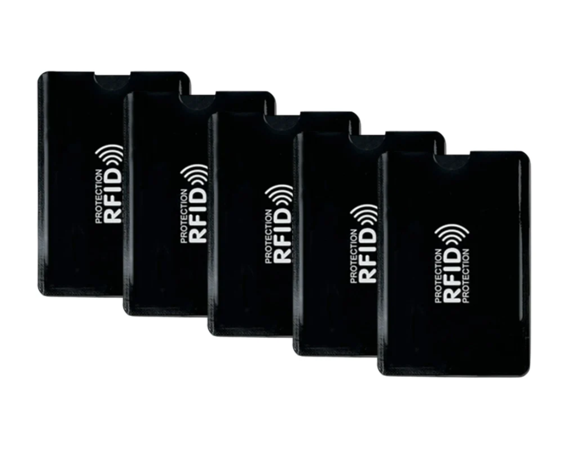 RFID Blocking Sleeves for Credit Cards - Set of 5pcs