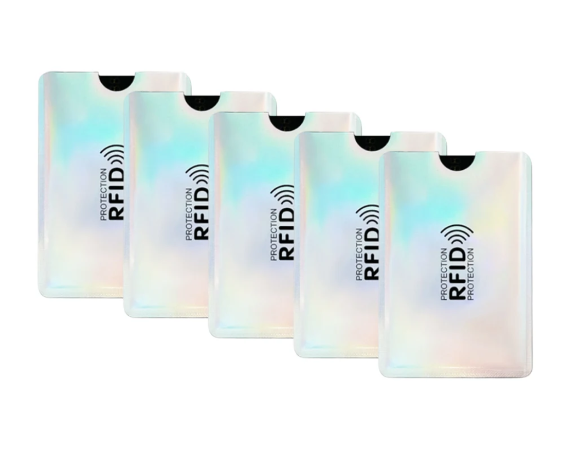 RFID Blocking Sleeves for Credit Cards - Set of 5pcs