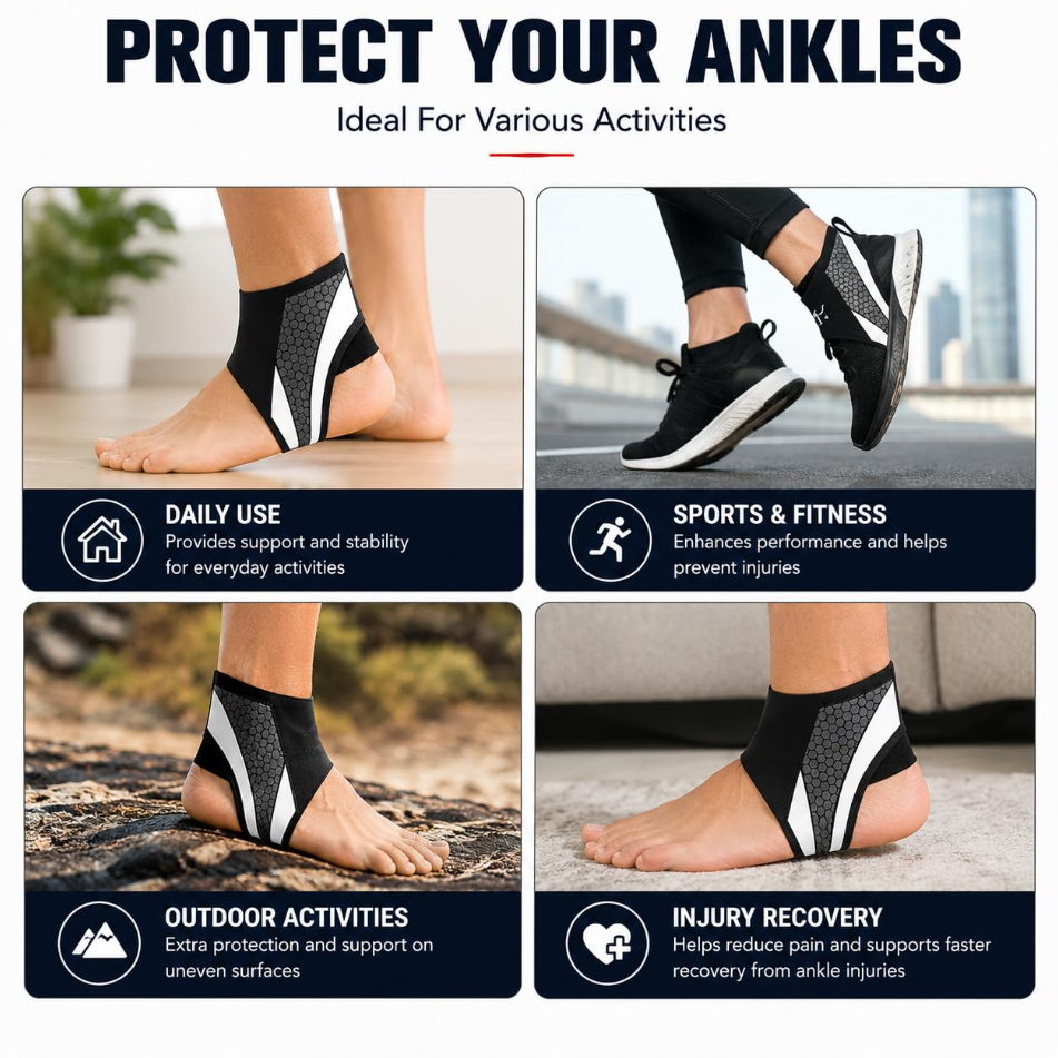 Breathable Elastic Ankle Support Brace