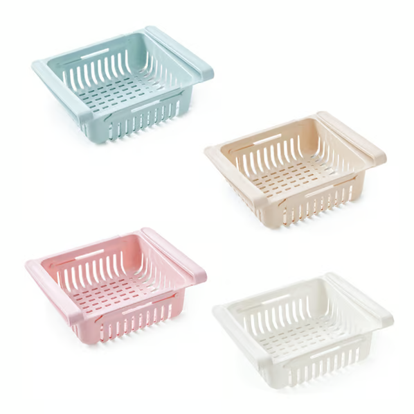 Refrigerator storage basket rack Set of 4 pieces