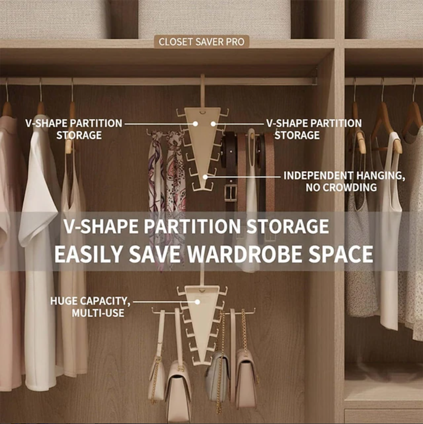 Triangle Closet Organizer - Set of 4pcs