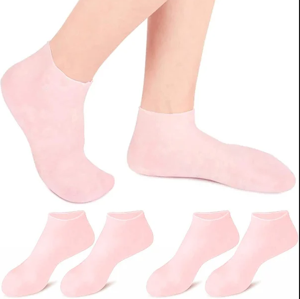Moisturizing Foot Mask Exfoliating Silicone Socks Beach Protective Socks - 1 Pair