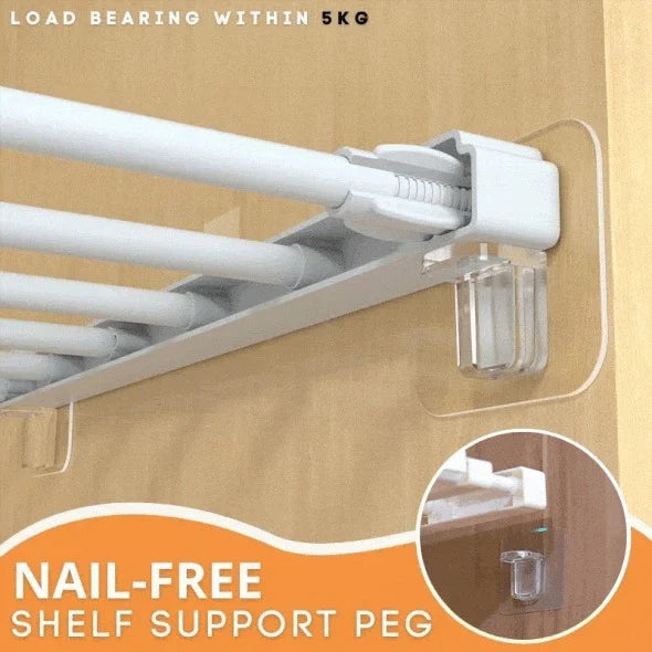 Nail-Free Shelf Support Peg - 10/20/30 Pcs Set