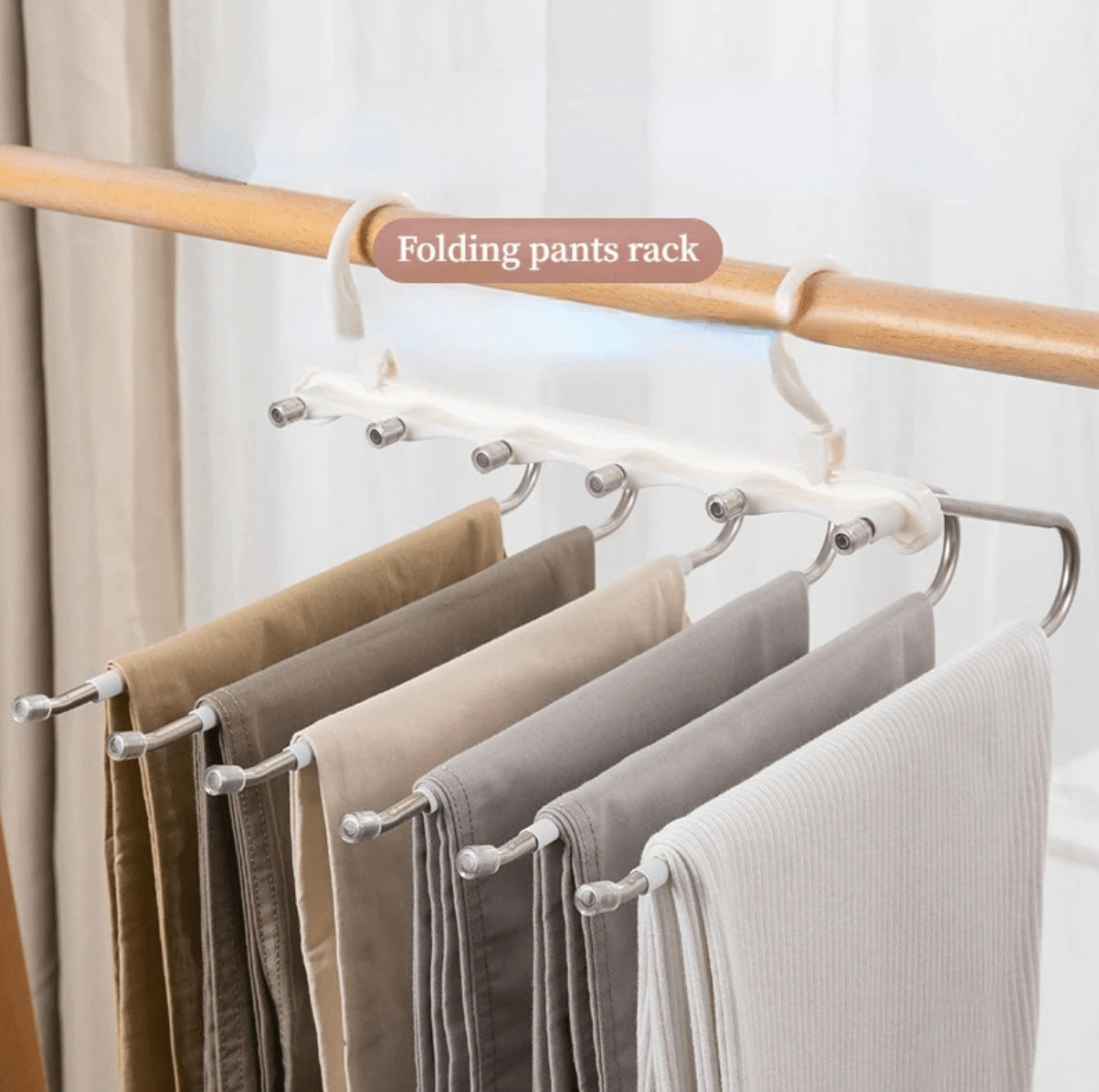 Bliss 5-in-1 Multi-Functional Pants Rack - 2/4/6 Pcs