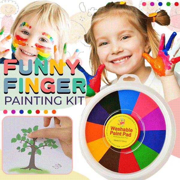 Bliss™ Kid's Finger Painting Set Buy 1 Get 1 Free Bliss Mart