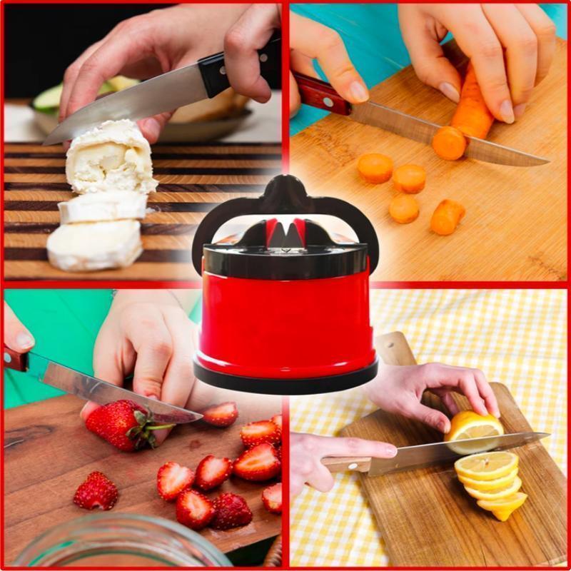 Suction Cup Whetstone Knife Sharpener - Buy 1 Get 1 Free