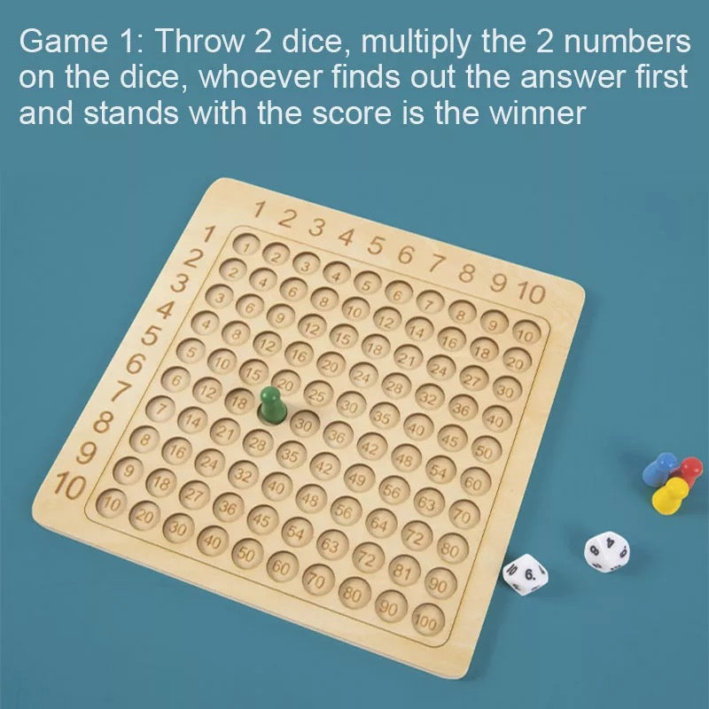 Copy of BLISS™ Wooden Montessori Multiplication Board Game