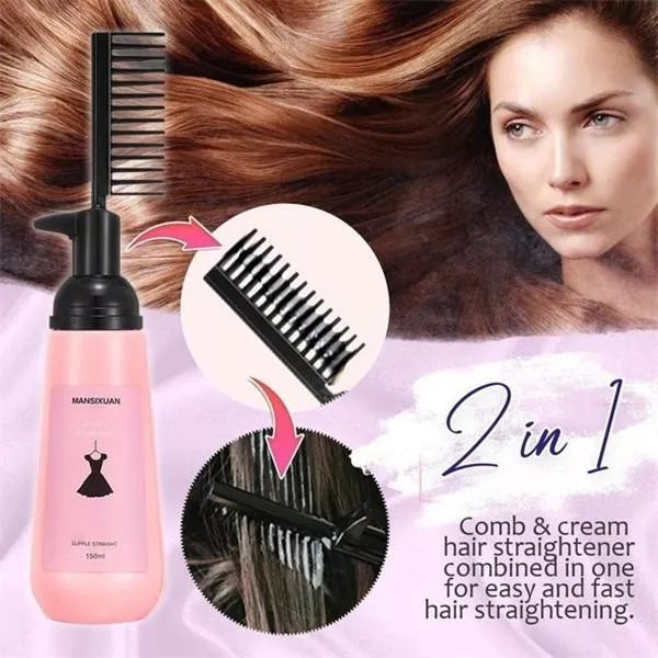 Bliss™ Unisex Comb and Cream Hair Straightener - Buy 1 Get 1 Free