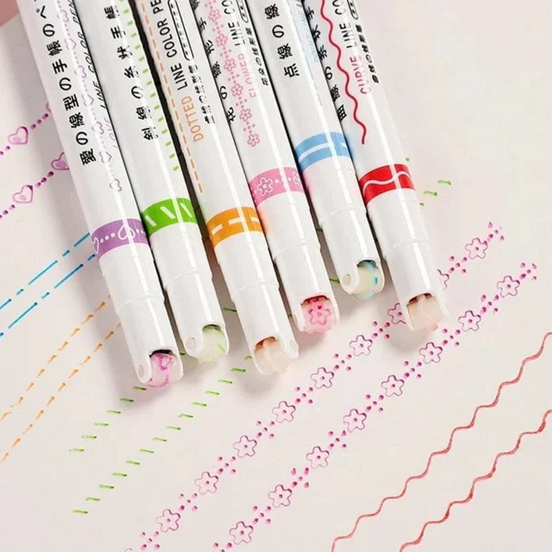 Sakura Curve Highlighter Pens - Set of 6 Pens