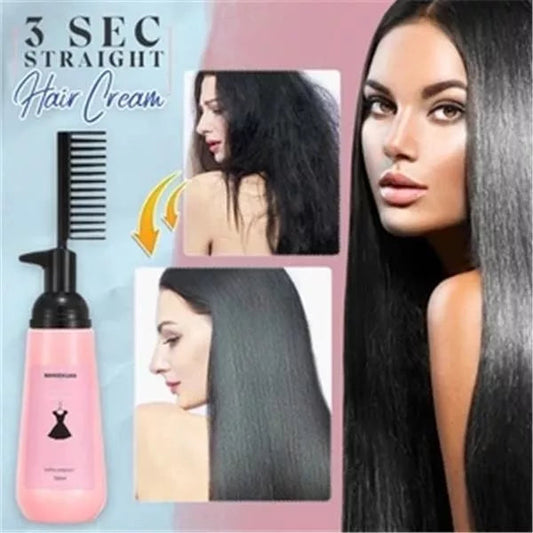 Bliss™ Unisex Comb and Cream Hair Straightener - Buy 1 Get 1 Free