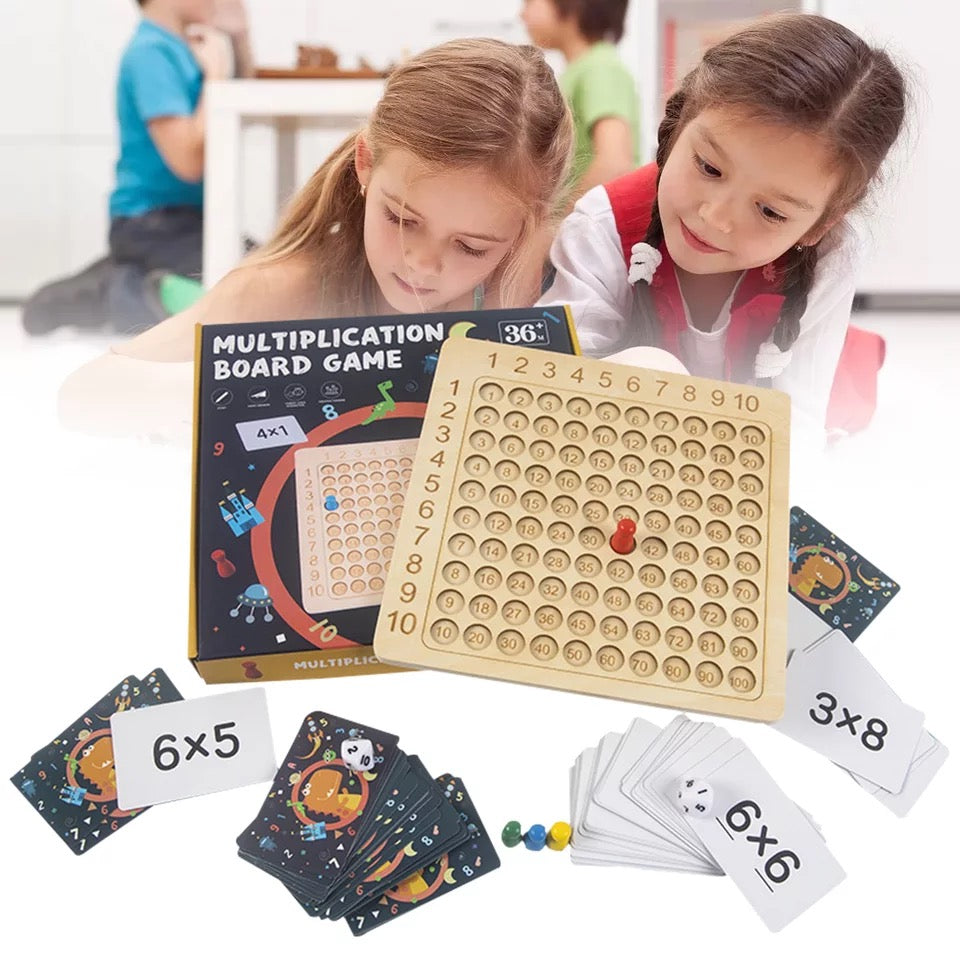 Copy of BLISS™ Wooden Montessori Multiplication Board Game