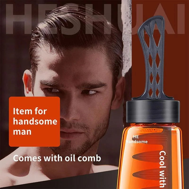 Men’s Salon Grade Hair Gel with Comb